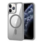 For iPhone 11 Pro Max MagSafe Acrylic Hybrid TPU Phone Case(Grey)