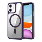 For iPhone 11 MagSafe Acrylic Hybrid TPU Phone Case(Purple)