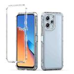 For Redmi 12 5G / 4G Acrylic Transparent Phone Case