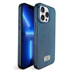 For iPhone 13 Pro Ice Silk Mesh Breathable Cooling Phone Case(Blue)