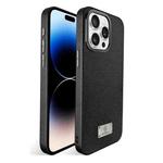 For iPhone 14 Pro Ice Silk Mesh Breathable Cooling Phone Case(Black)