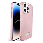 For iPhone 14 Pro Max Ice Silk Mesh Breathable Cooling Phone Case(Pink)