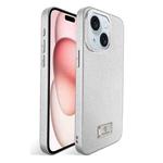 For iPhone 15 Ice Silk Mesh Breathable Cooling Phone Case(Silver)