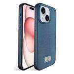 For iPhone 15 Ice Silk Mesh Breathable Cooling Phone Case(Blue)