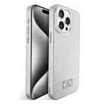 For iPhone 15 Pro Ice Silk Mesh Breathable Cooling Phone Case(Silver)