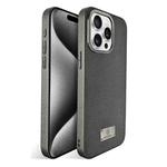 For iPhone 15 Pro Ice Silk Mesh Breathable Cooling Phone Case(Grey)