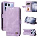 For Redmi K70 Ultra Skin Feel Life Tree Metal Button Leather Phone Case(Purple)