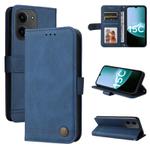 For Redmi 15C 4G 173.1mm / 15C 5G 173.1mm Skin Feel Life Tree Metal Button Leather Phone Case(Blue)