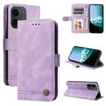 For Redmi 15C 4G 171.5mm / Xiaomi Poco C85 4G Skin Feel Life Tree Metal Button Leather Phone Case(Purple)