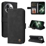 For Redmi K80 Ultra Skin Feel Life Tree Metal Button Leather Phone Case(Black)
