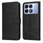 For Redmi K70 Ultra Classic Calf Texture Flip Leather Phone Case(Black)