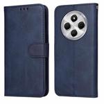 For Redmi 14C 4G Classic Calf Texture Flip Leather Phone Case(Blue)