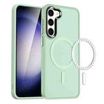 For Samsung Galaxy S23 5G MagSafe Magnetic Skin Feel Frosted Phone Case(Light Green)