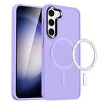 For Samsung Galaxy S23+ 5G MagSafe Magnetic Skin Feel Frosted Phone Case(Light Purple)