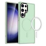 For Samsung Galaxy S23 Ultra 5G MagSafe Magnetic Skin Feel Frosted Phone Case(Light Green)