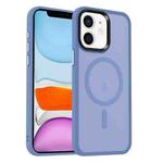 For iPhone 11 MagSafe Magnetic Skin Feel Frosted Phone Case(Light Blue)