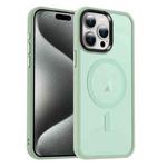 For iPhone 15 Pro MagSafe Magnetic Skin Feel Frosted Phone Case(Light Green)