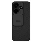 For Xiaomi Poco M6 4G NILLKIN Black Mirror Series Camshield PC Phone Case(Black)