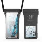 RedPepper 15m Depth Waterproof Phone Diving Pouch with Suction Cup(Black)