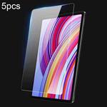 For Redmi Pad Pro 12.1 4G / 5G 5pcs DUX DUCIS 0.33mm 9H HD Full Screen Tempered Glass Film