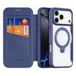 For iPhone 17 Pro Max DUX DUCIS Skin X Pro Series MagSafe Ring Holder Leather Phone Case(Blue)