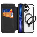 For iPhone 17 DUX DUCIS Skin X Pro Series MagSafe Ring Holder Leather Phone Case(Black)