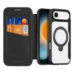 For iPhone 17 Air DUX DUCIS Skin X Pro Series MagSafe Ring Holder Leather Phone Case(Black)