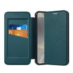 For Samsung Galaxy S25 5G Magnetic Armor Series RFID Card Slots Leather Phone Case(Green)