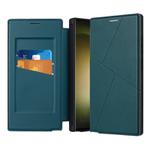 For Samsung Galaxy S25 Ultra 5G Magnetic Armor Series RFID Card Slots Leather Phone Case(Green)