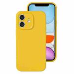 For iPhone 11 Precise Hole Liquid Silicone Jelly Color Full Coverage Phone Case(Sunflower Color)
