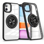 For iPhone 11 Magnetic Rotating Ring Holder Phone Case(Black)