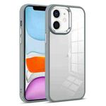 For iPhone 11 Colorful Armor Transparent Phone Case(Grey)