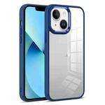 For iPhone 13 Colorful Armor Transparent Phone Case(Blue)