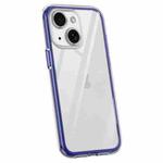 For iPhone 15 Plus Vacuum Airbag Y1 Series Transparent Shockproof Phone Case(Navy Blue)