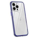 For iPhone 14 Pro Vacuum Airbag Y1 Series Transparent Shockproof Phone Case(Navy Blue)