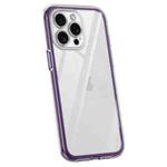 For iPhone 12 Pro Max Vacuum Airbag Y1 Series Transparent Shockproof Phone Case(Dark Purple)
