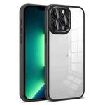 For iPhone 13 Pro Max Colorful Armor Lens Film Transparent Phone Case(Black)