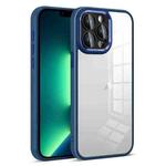 For iPhone 13 Pro Max Colorful Armor Lens Film Transparent Phone Case(Blue)