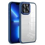 For iPhone 13 Pro Colorful Armor Lens Film Transparent Phone Case(Blue)