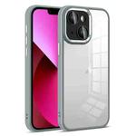 For iPhone 13 Colorful Armor Lens Film Transparent Phone Case(Grey)