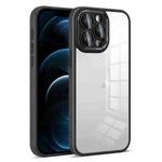 For iPhone 12 Pro Max Colorful Armor Lens Film Transparent Phone Case(Black)