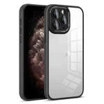 For iPhone 11 Pro Max Colorful Armor Lens Film Transparent Phone Case(Black)