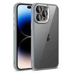 For iPhone 14 Pro Colorful Armor Lens Film Translucent Phone Case(Grey)