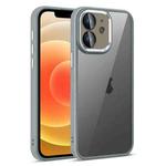 For iPhone 12 Colorful Armor Lens Film Translucent Phone Case(Grey)