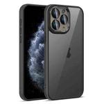 For iPhone 11 Pro Colorful Armor Lens Film Translucent Phone Case(Black)