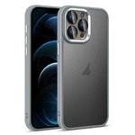 For iPhone 12 Pro Max Colorful Armor Lens Film Translucent Skin Feel Phone Case(Grey)