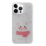For iPhone 15 Pro Max Jelly 2 in 1 TPU Hybrid PC Phone Case(Spotted Pig)