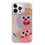 For iPhone 15 Pro Max Jelly 2 in 1 TPU Hybrid PC Phone Case(Crown Monster)