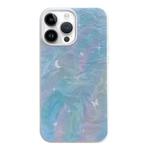 For iPhone 15 Pro Max Jelly 2 in 1 TPU Hybrid PC Phone Case(Dyeing Butterfly)