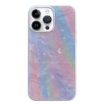 For iPhone 15 Pro Max Jelly 2 in 1 TPU Hybrid PC Phone Case(Dyeing Moon)